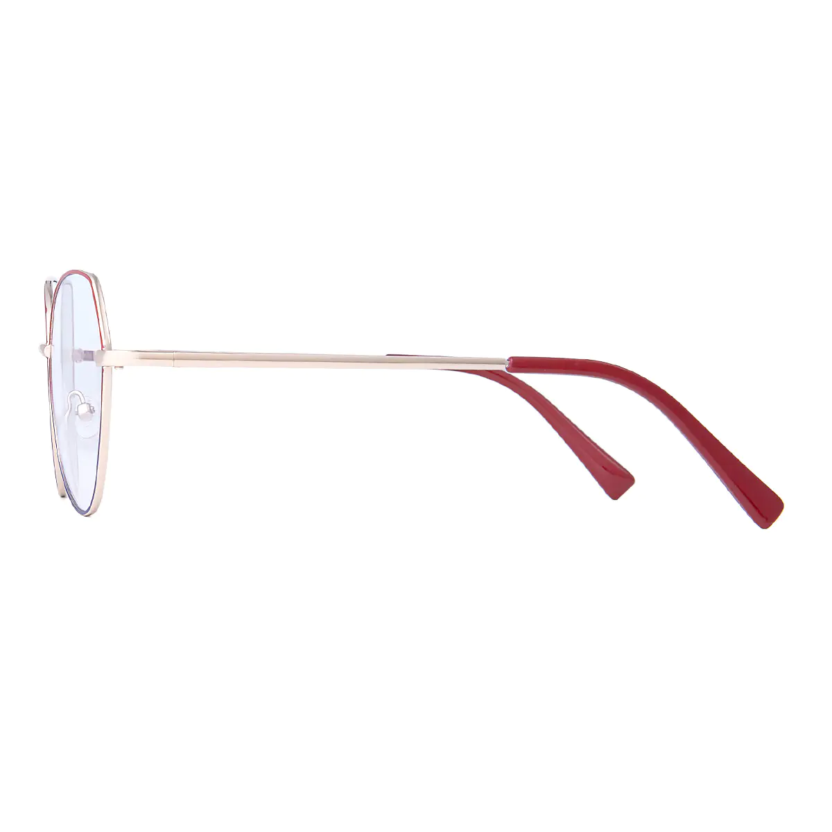 Geometric Red/Blue Eyeglasses
