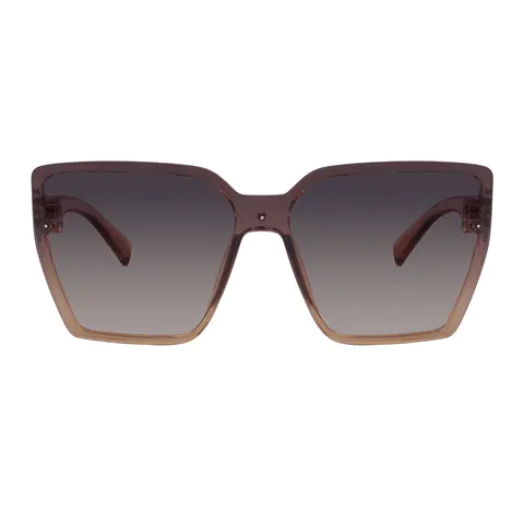 Square Light Brown Sunglasses