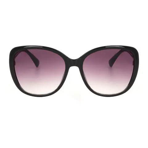 Oval Black Sunglasses