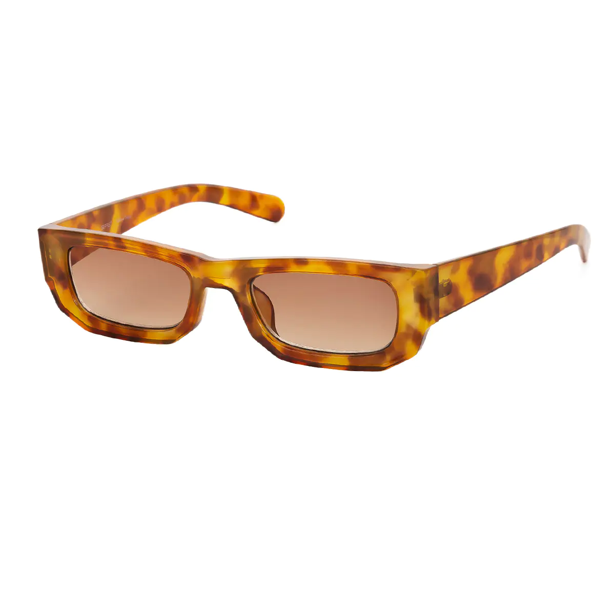 Rectangle Tortoiseshell Sunglasses