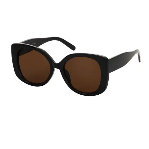 Round Black Sunglasses