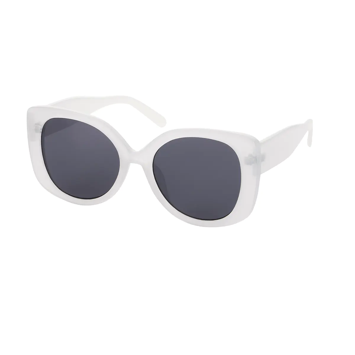Round White Sunglasses