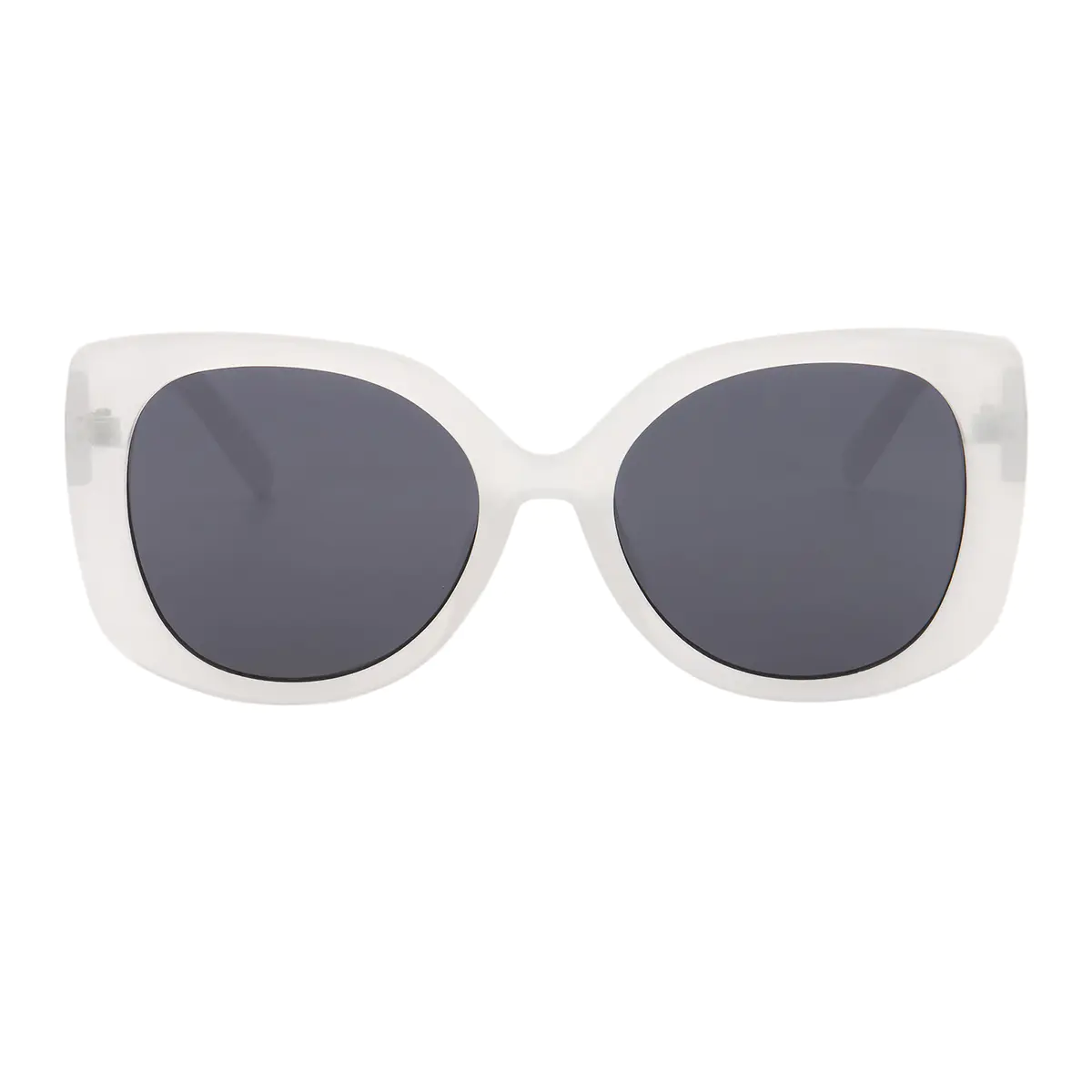 Round White Sunglasses