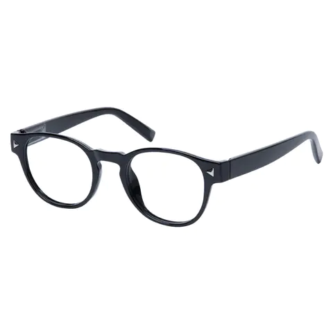 Round Black Reading Glasses