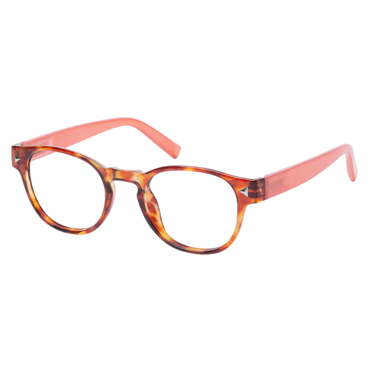 Round Tortoiseshell Reading Glasses