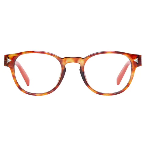Round Tortoiseshell Reading Glasses