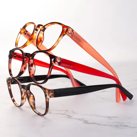 Round Tortoiseshell Reading Glasses