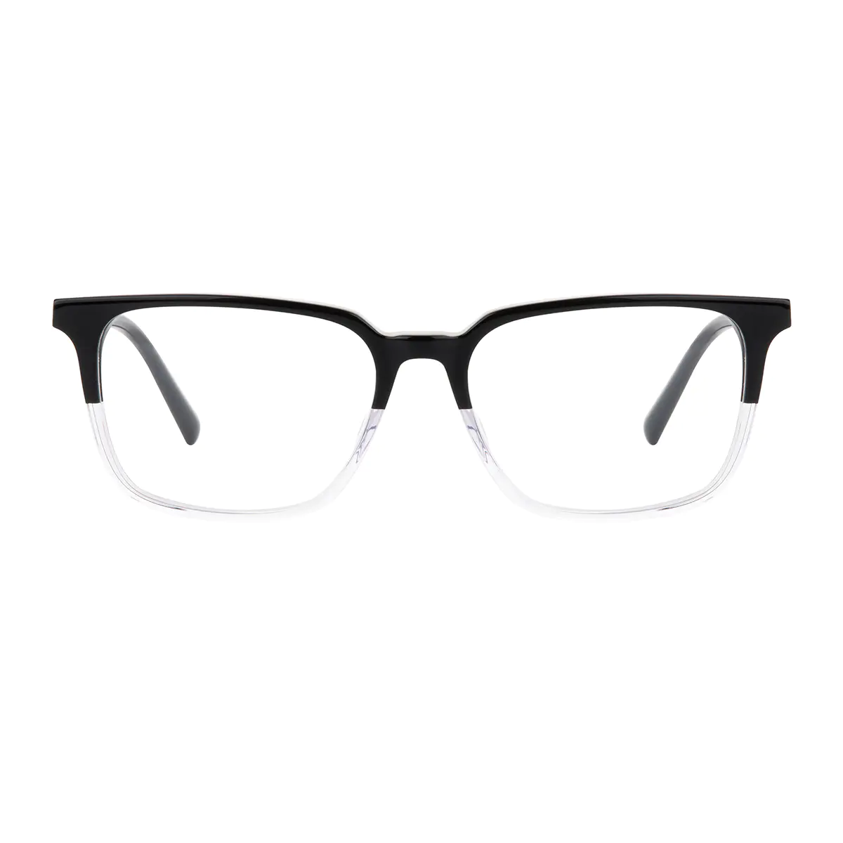 Rectangle Black/Clear Eyeglasses