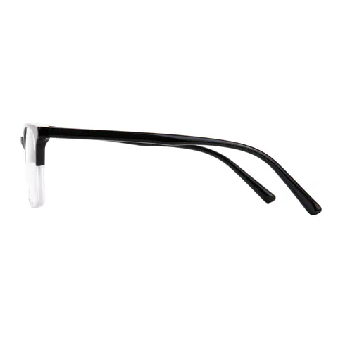 Rectangle Black/Clear Eyeglasses