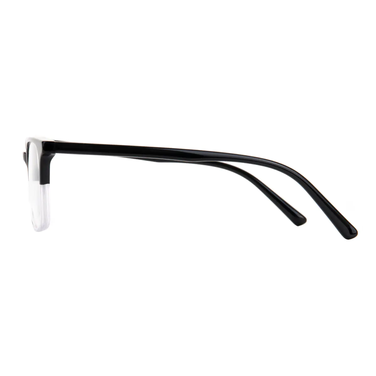 Rectangle Black/Clear Eyeglasses