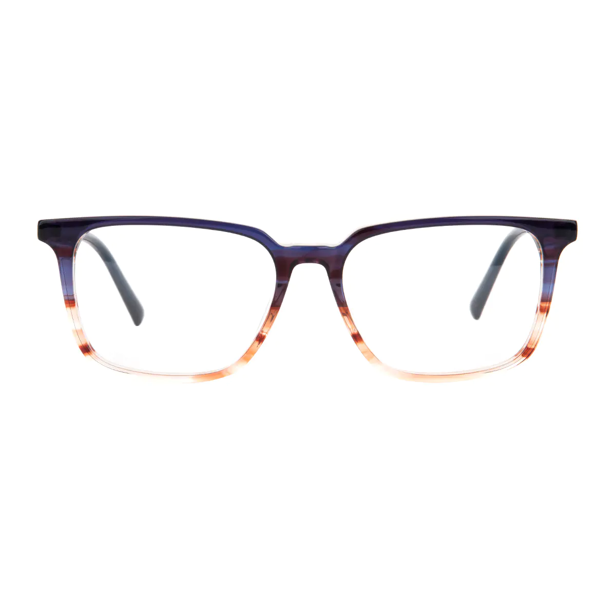 Rectangle Blue/Clear Eyeglasses
