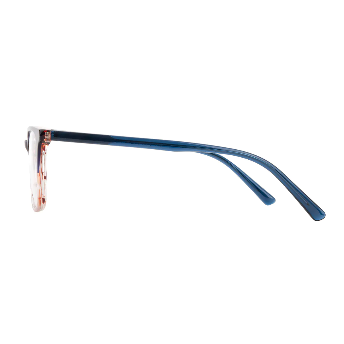Rectangle Blue/Clear Eyeglasses