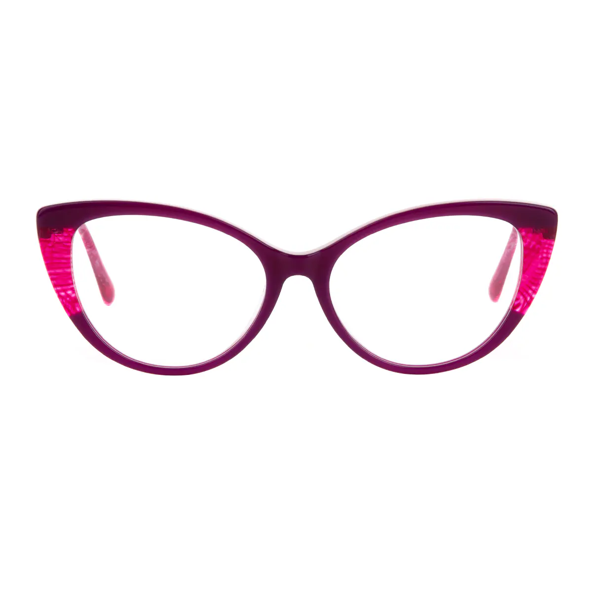 Cat-eye Purple Eyeglasses