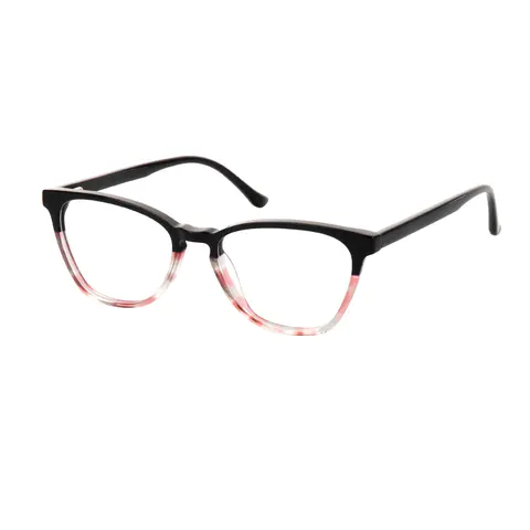 Cat-eye Black/Clear Eyeglasses