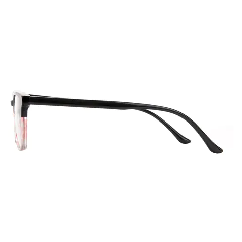 Cat-eye Black/Clear Eyeglasses