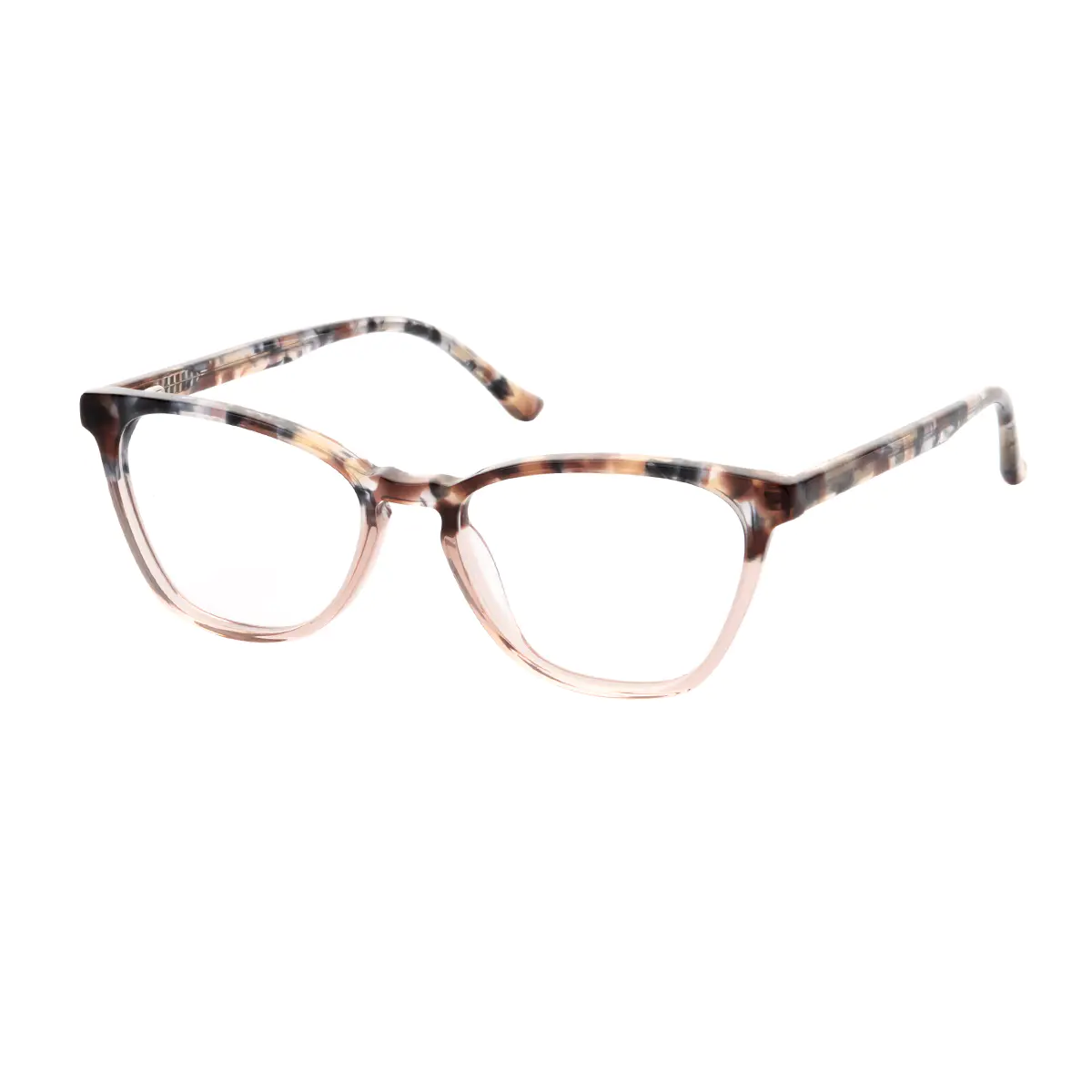 Cat-eye Tortoiseshell/Brown Eyeglasses