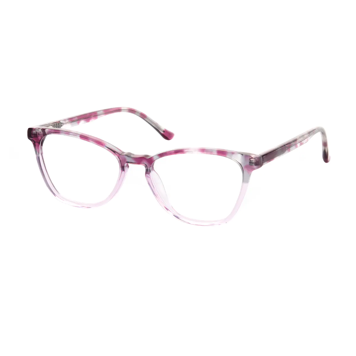 Cat-eye Tortoiseshell/Pink Eyeglasses