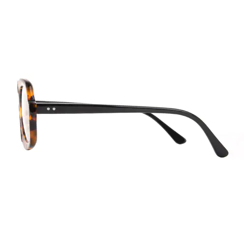 Rectangle Tortoiseshell Eyeglasses