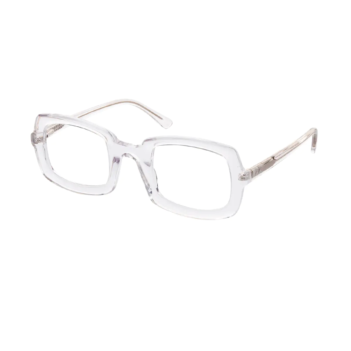 Rectangle Clear Eyeglasses