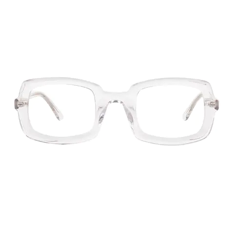 Rectangle Clear Eyeglasses