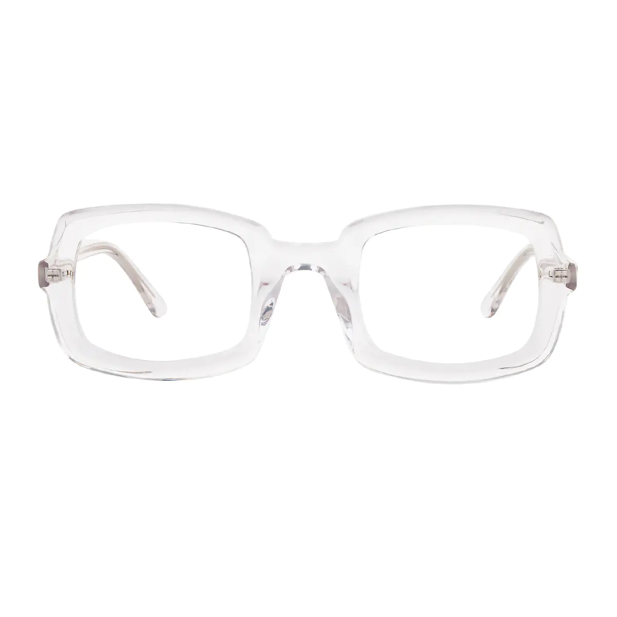 Rectangle Clear Eyeglasses