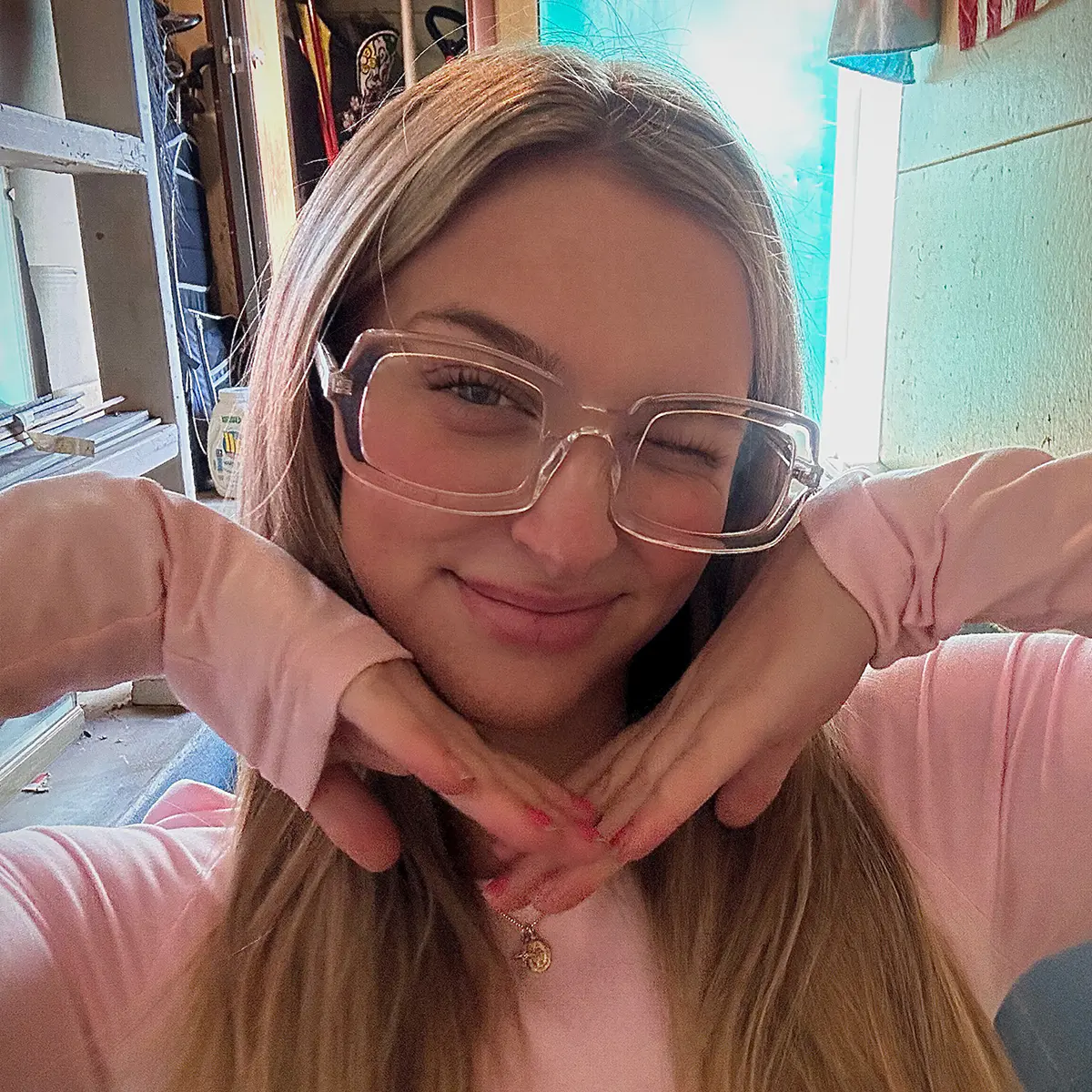 Rectangle Clear Eyeglasses