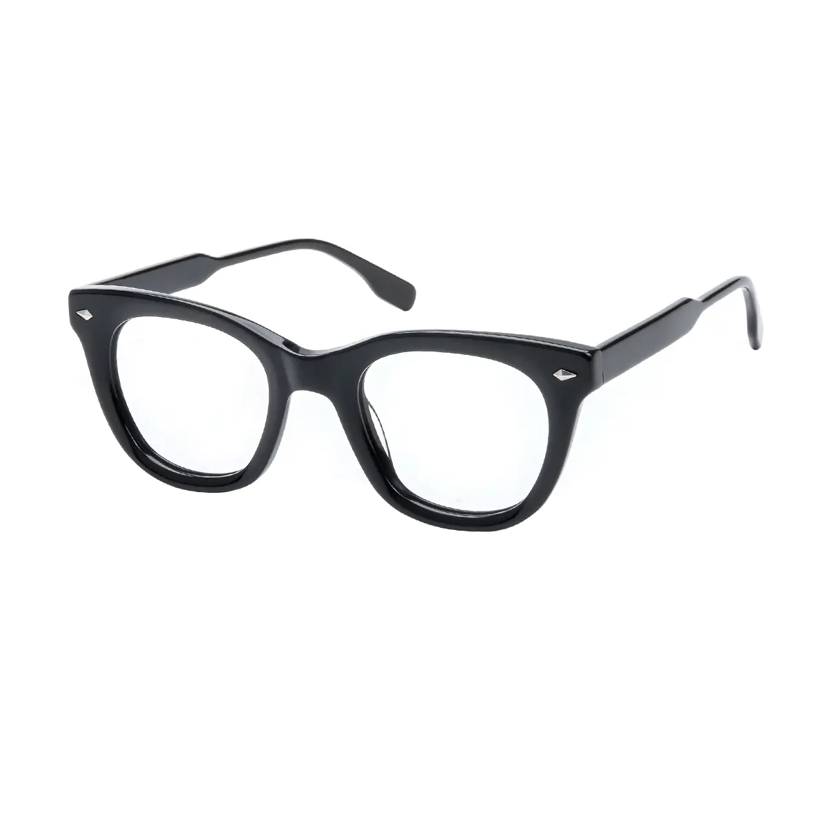 Square Black Eyeglasses