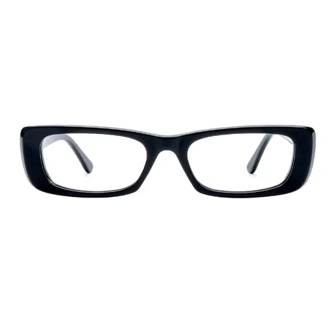 Rectangle Black Eyeglasses