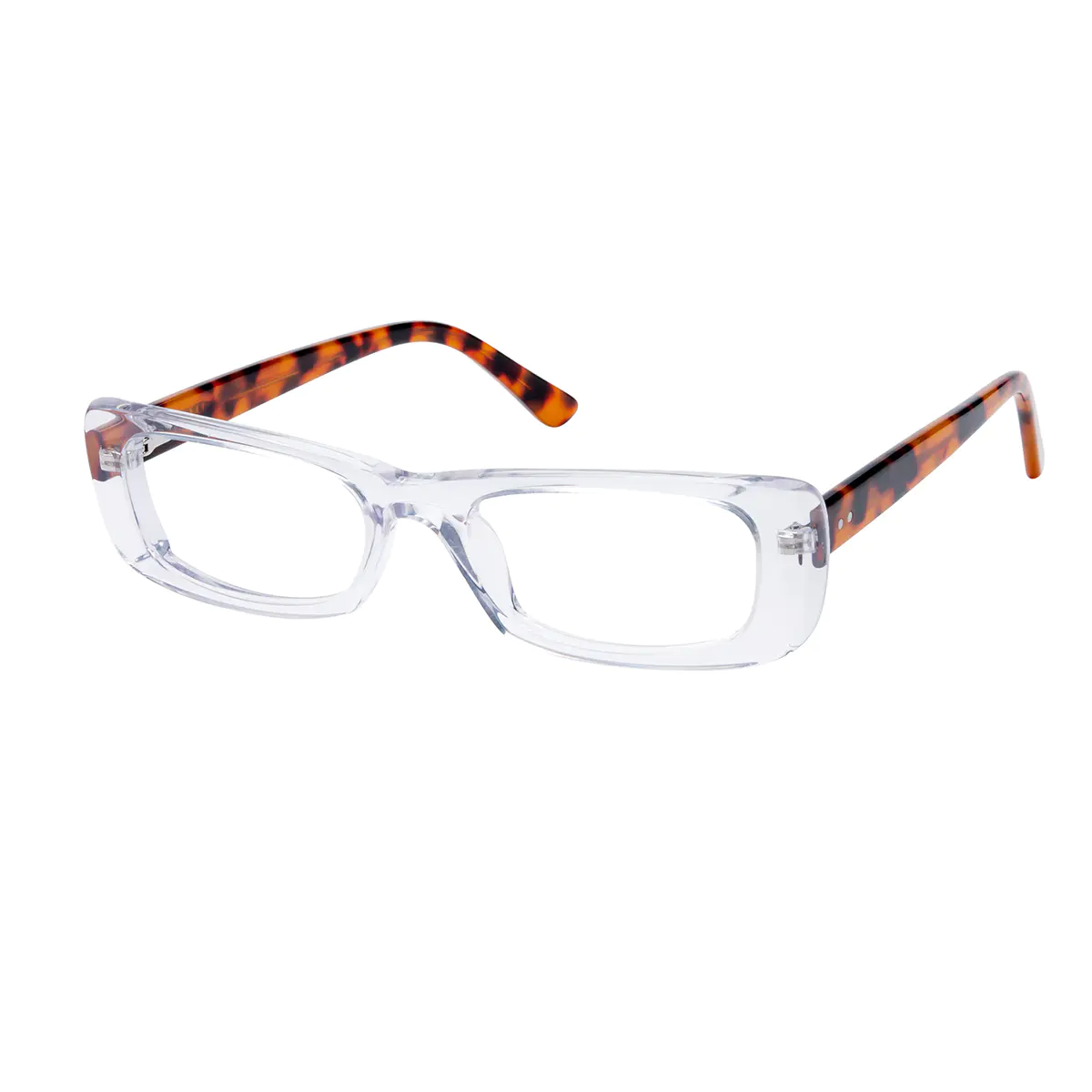 Rectangle Clear Eyeglasses