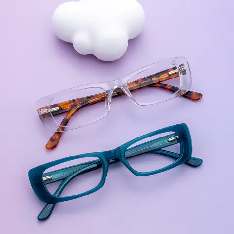 Rectangle Clear Eyeglasses