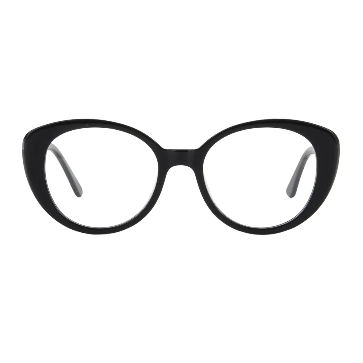 Round Black Eyeglasses