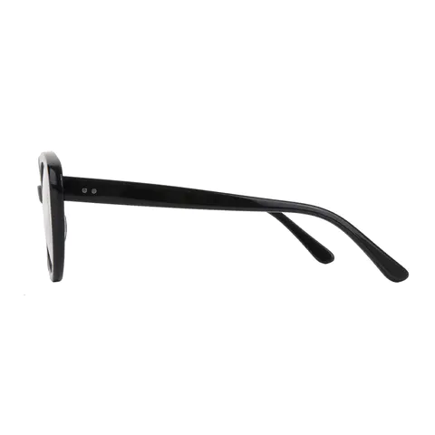Round Black Eyeglasses