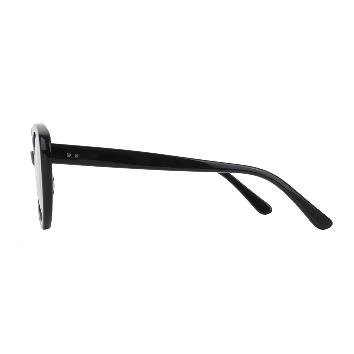 Round Black Eyeglasses
