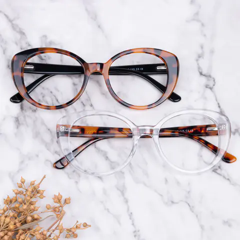 Round Tortoiseshell Eyeglasses