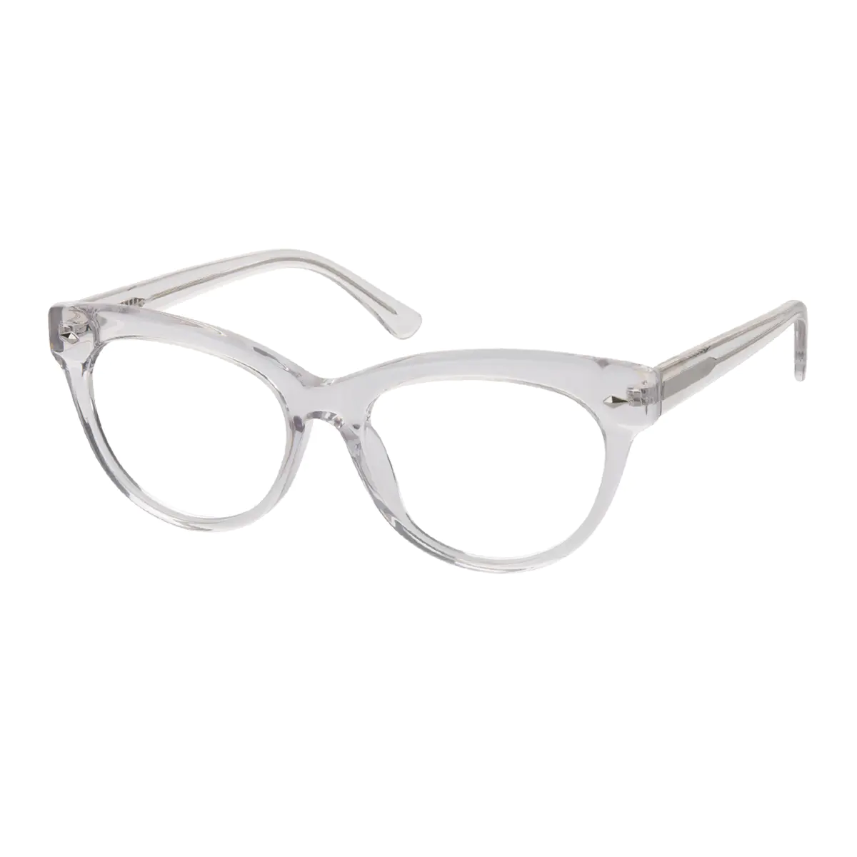 Cat-eye Clear Eyeglasses