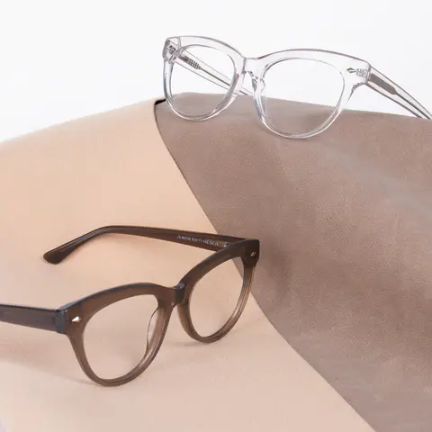 Cat-eye Clear Eyeglasses