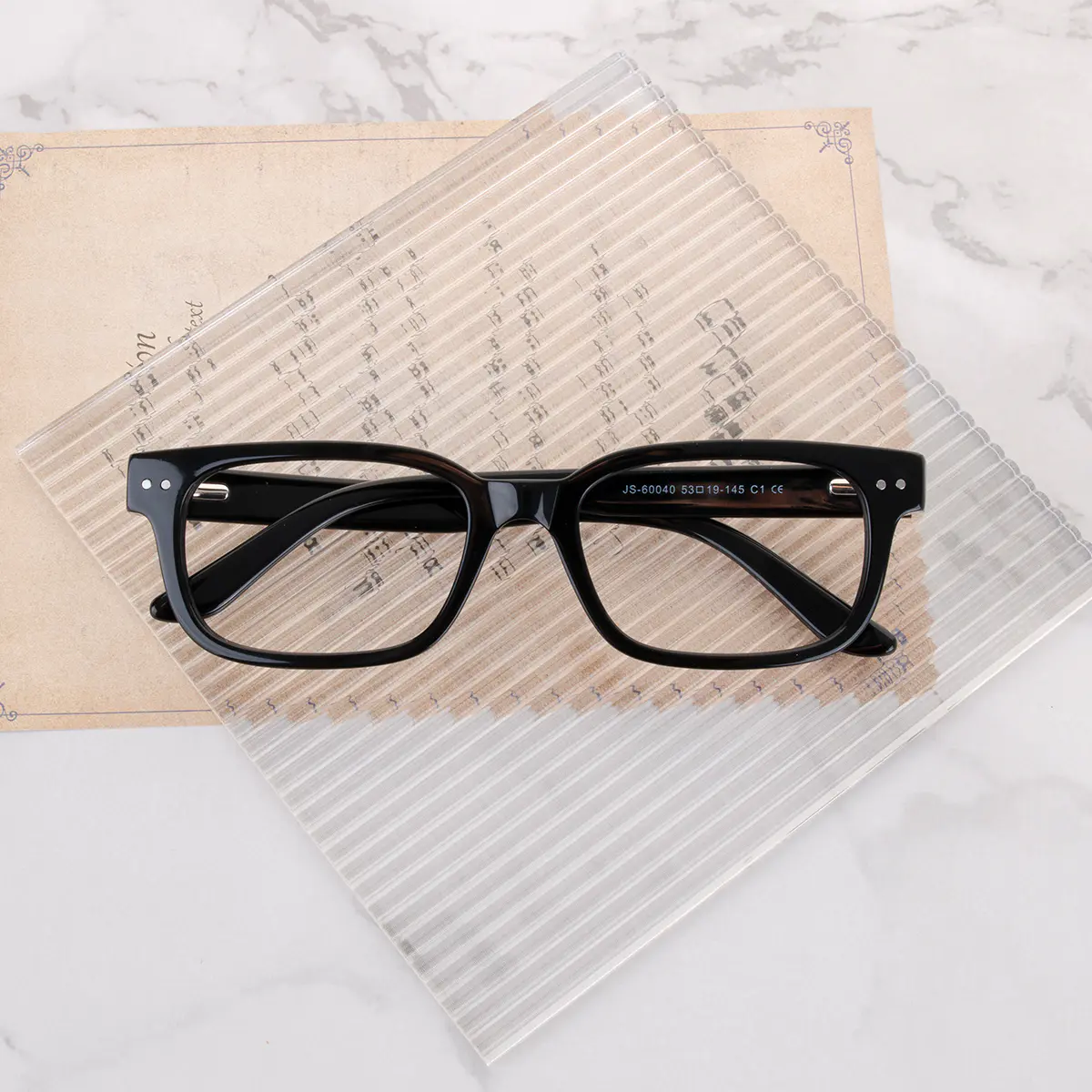 Rectangle Black Eyeglasses