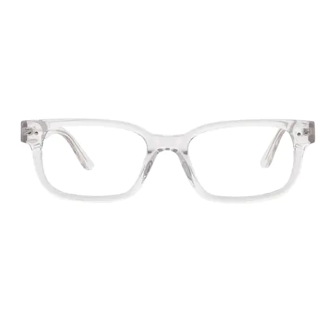 Rectangle Clear Eyeglasses