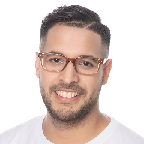 Rectangle Transparent Amber Eyeglasses