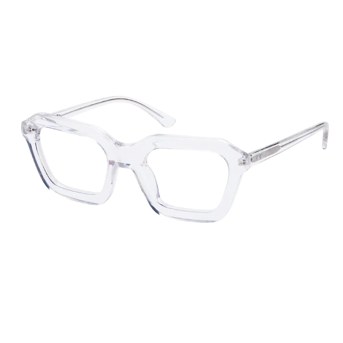 Rectangle Clear Eyeglasses
