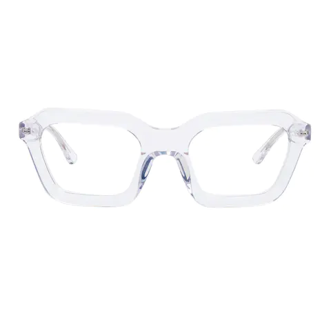 Rectangle Clear Eyeglasses