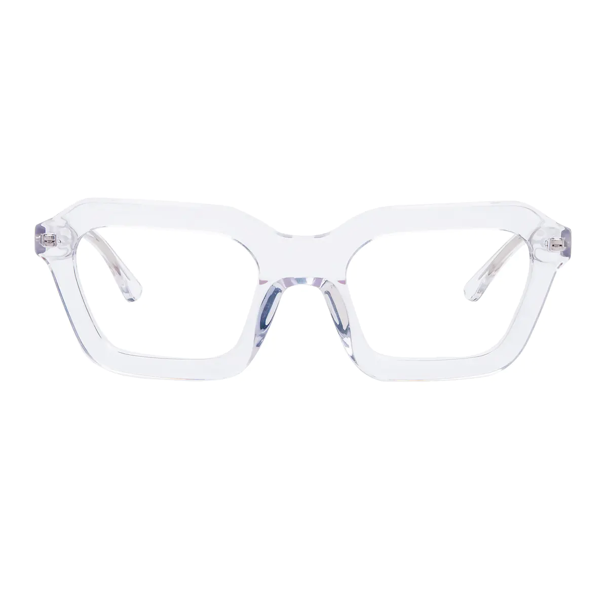 Rectangle Clear Eyeglasses