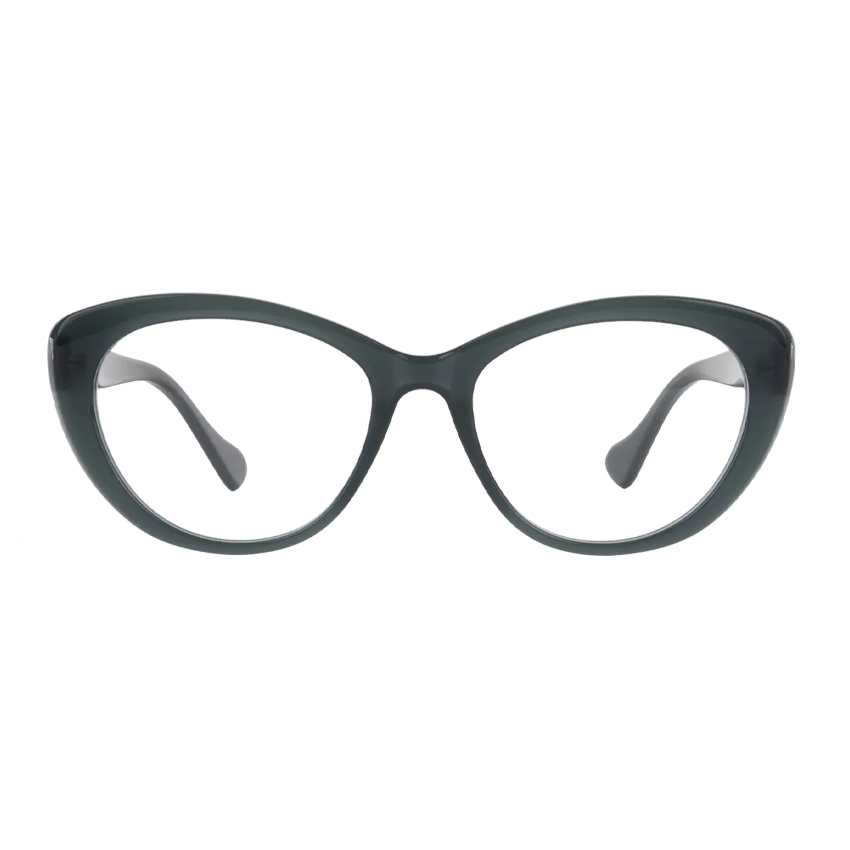 Oval Black Eyeglasses