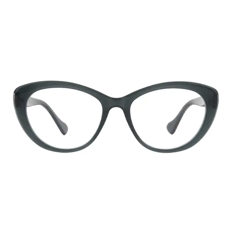 Oval Black Eyeglasses