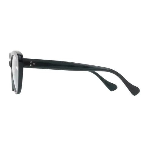 Oval Black Eyeglasses