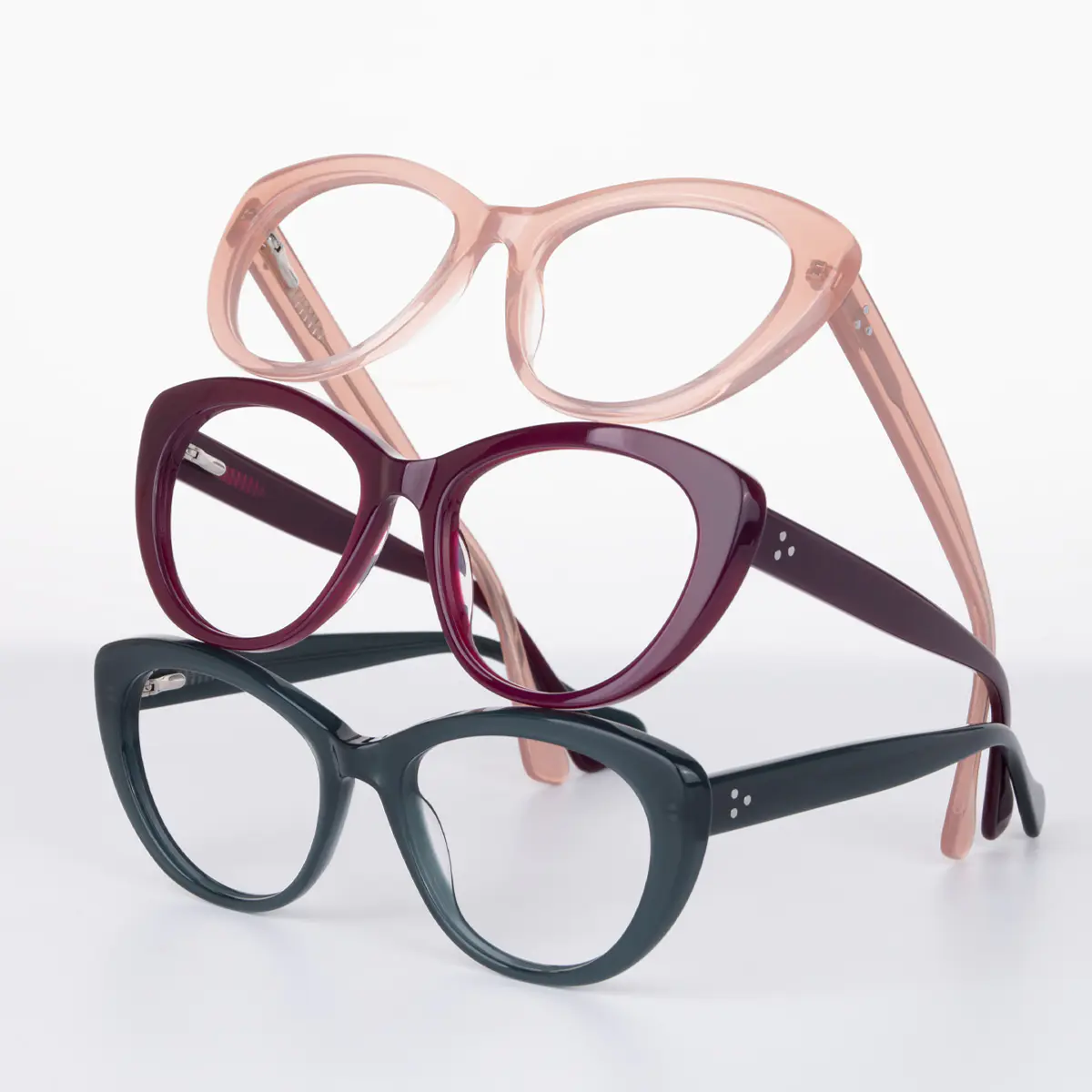 Oval Black Eyeglasses