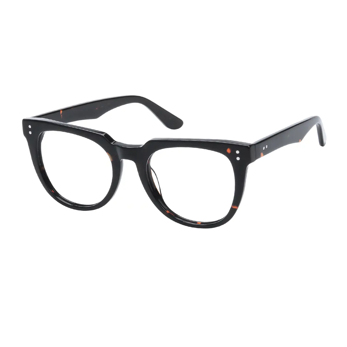 Square Tortoiseshell Eyeglasses