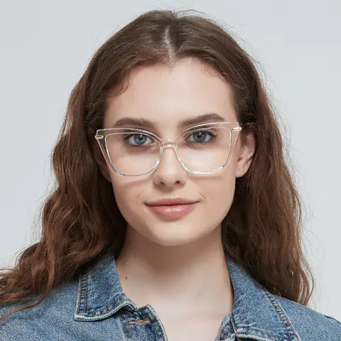 Cat-eye Black Eyeglasses