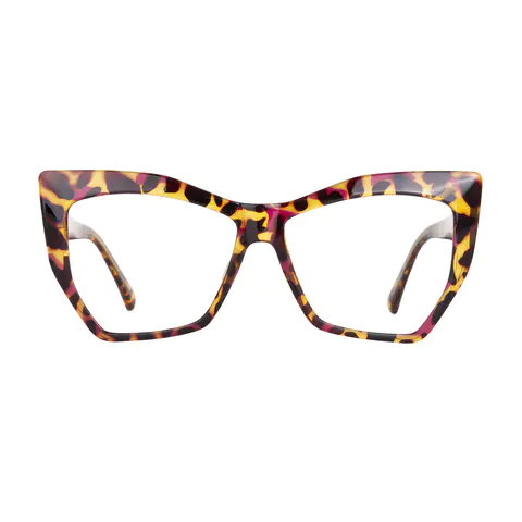 Cat-eye Pink Tortoiseshell Eyeglasses
