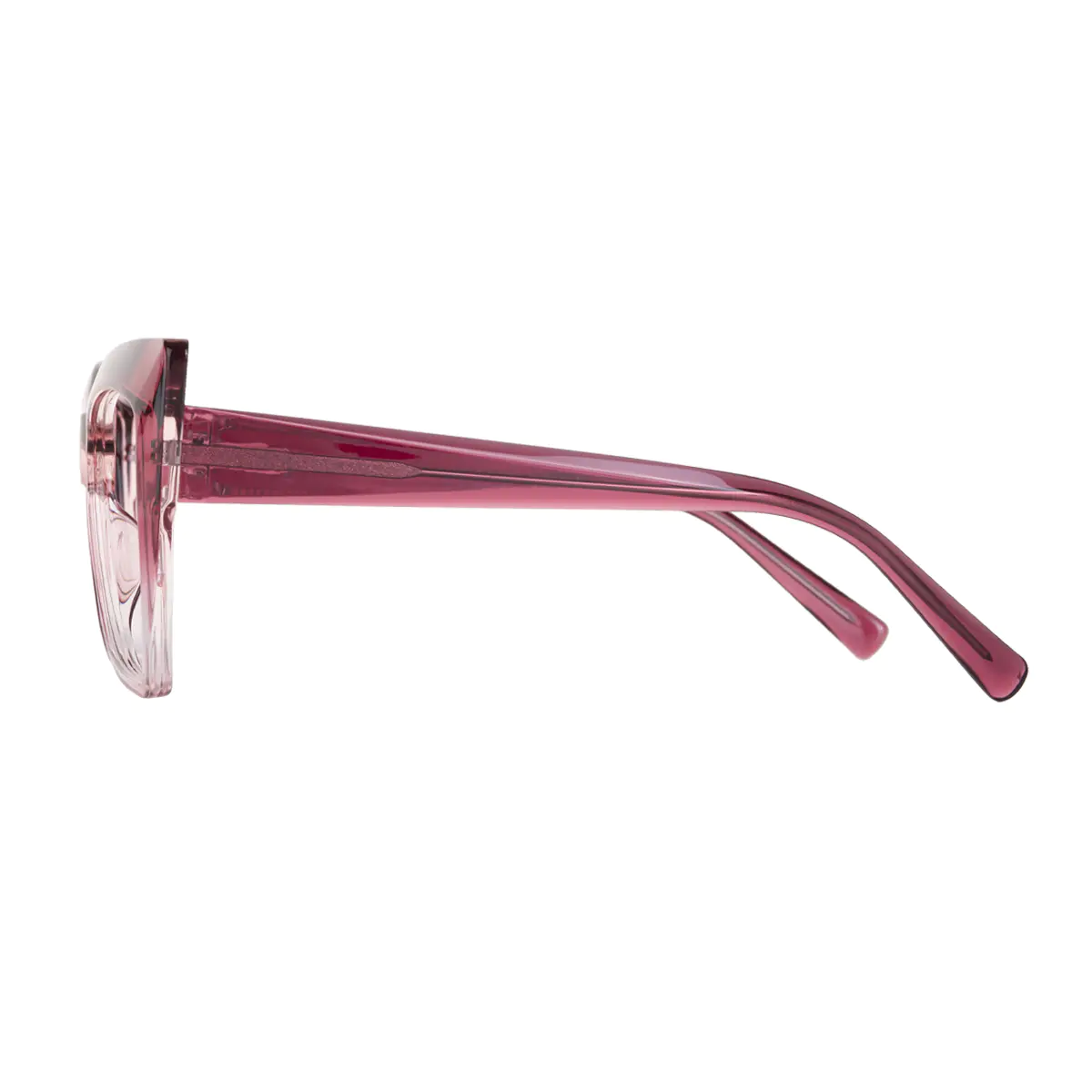 Cat-eye Red/Clear Eyeglasses